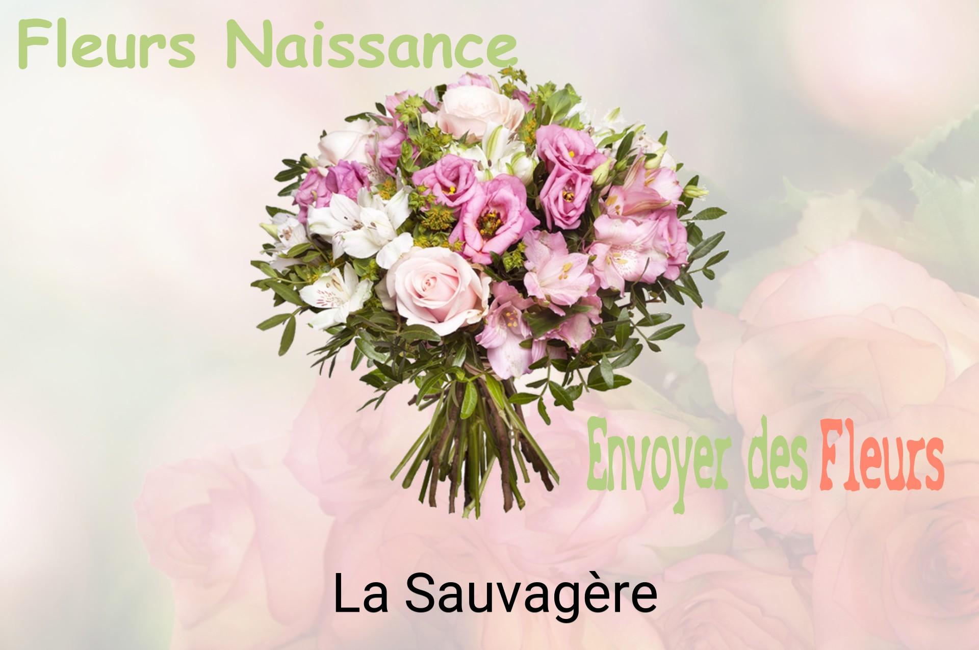 Bouquet de fleurs de naissance livré à La Sauvagère